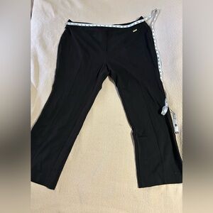 Calvin Klein Women’s Ponte knit pull on Black Dress Pants